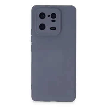 Xiaomi Mi 13 Pro Kılıf Nano İçi Kadife Silikon - Gri