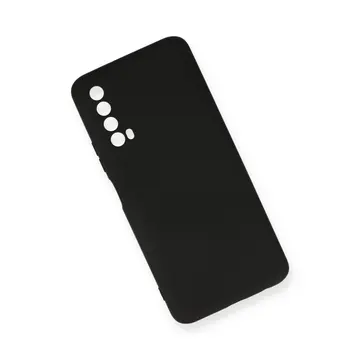 Huawei P Smart 2021 Kılıf Nano İçi Kadife Silikon - Siyah