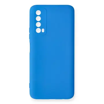 Huawei P Smart 2021 Kılıf Nano İçi Kadife Silikon - Mavi
