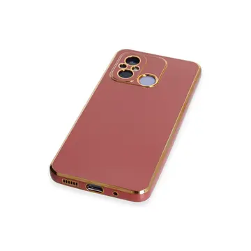 Xiaomi Redmi 12c Kılıf Volet Silikon - Kırmızı