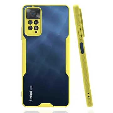 Xiaomi Redmi Note 11 Pro Kılıf Platin Silikon - Sarı