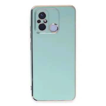 Xiaomi Redmi 12c Kılıf Volet Silikon - Açık Yeşil