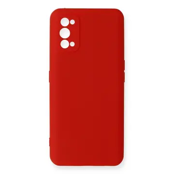 Realme 7 Pro Kılıf Nano İçi Kadife Silikon - Kırmızı