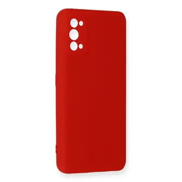 Realme 7 Pro Kılıf Nano İçi Kadife Silikon - Kırmızı