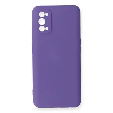 Realme 7 Pro Kılıf Nano İçi Kadife Silikon - Mor