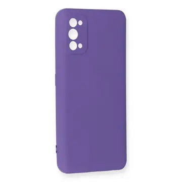 Realme 7 Pro Kılıf Nano İçi Kadife Silikon - Mor
