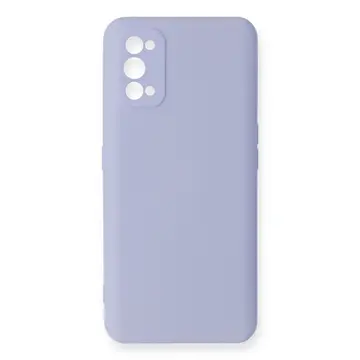 Realme 7 Pro Kılıf Nano İçi Kadife Silikon - Lila