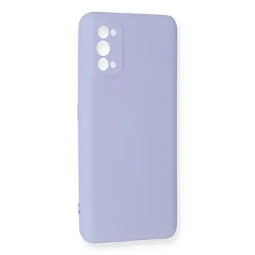 Realme 7 Pro Kılıf Nano İçi Kadife Silikon - Lila