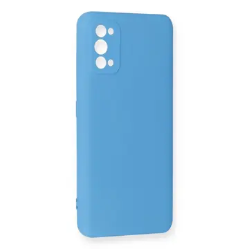 Realme 7 Pro Kılıf Nano İçi Kadife Silikon - Mavi
