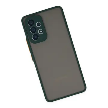 Samsung Galaxy A73 5g Kılıf Montreal Silikon Kapak - Yeşil