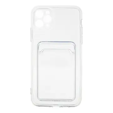 İphone 11 Pro Max Kılıf Kart Şeffaf Silikon - Şeffaf