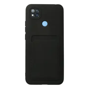 Xiaomi Redmi 9c Kılıf Kelvin Kartvizitli Silikon - Siyah