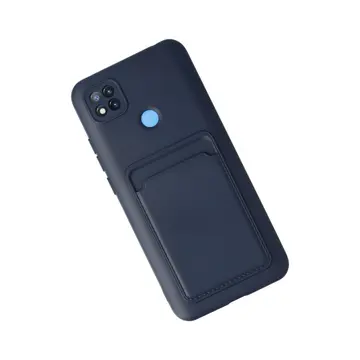 Xiaomi Redmi 9c Kılıf Kelvin Kartvizitli Silikon - Lacivert