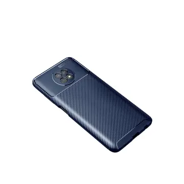 Xiaomi Redmi Note 9 5g Kılıf Auto Focus Karbon Kapak - Lacivert