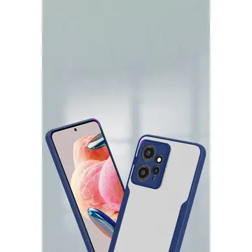 Xiaomi Redmi Note 12 4g Kılıf Platin Silikon - Mavi