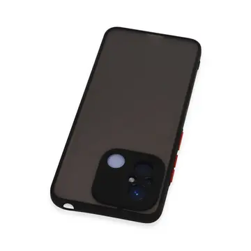 Xiaomi Redmi 12c Kılıf Montreal Silikon Kapak - Siyah
