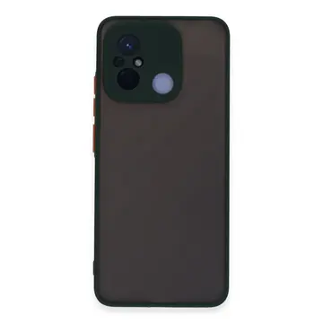 Xiaomi Redmi 12c Kılıf Montreal Silikon Kapak - Yeşil