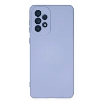 Samsung Galaxy A23 4g Kılıf Nano İçi Kadife Silikon - Lila