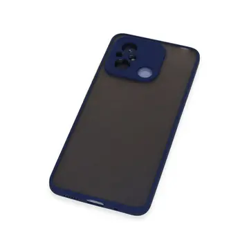 Xiaomi Redmi 12c Kılıf Montreal Silikon Kapak - Lacivert
