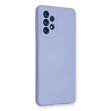Samsung Galaxy A53 5g Kılıf Nano İçi Kadife Silikon - Lila