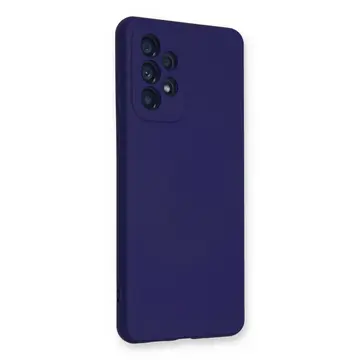 Samsung Galaxy A53 5g Kılıf Nano İçi Kadife Silikon - Mor
