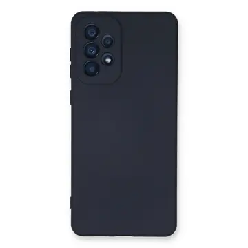 Samsung Galaxy A53 5g Kılıf Nano İçi Kadife Silikon - Lacivert