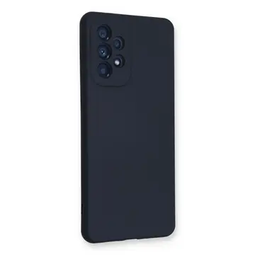 Samsung Galaxy A53 5g Kılıf Nano İçi Kadife Silikon - Lacivert