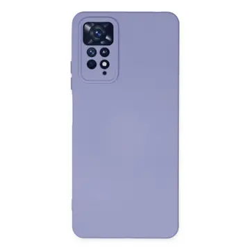 Xiaomi Redmi Note 11 Pro Kılıf Nano İçi Kadife Silikon - Lila