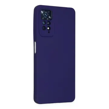 Xiaomi Redmi Note 11 Pro Kılıf Nano İçi Kadife Silikon - Mor
