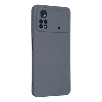Xiaomi Poco X4 Pro 5g Kılıf Nano İçi Kadife Silikon - Gri