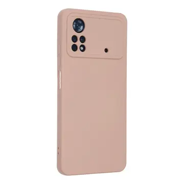 Xiaomi Poco X4 Pro 5g Kılıf Nano İçi Kadife Silikon - Pudra