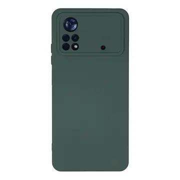 Xiaomi Poco X4 Pro 5g Kılıf Nano İçi Kadife Silikon - Koyu Yeşil