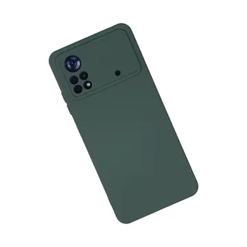 Xiaomi Poco X4 Pro 5g Kılıf Nano İçi Kadife Silikon - Koyu Yeşil