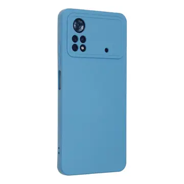 Xiaomi Poco X4 Pro 5g Kılıf Nano İçi Kadife Silikon - Mavi