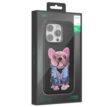 Venco  İphone 16 Cute Desenli Kapak - Siyah