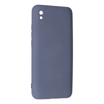 Xiaomi Redmi 9a Kılıf Nano İçi Kadife Silikon - Gri