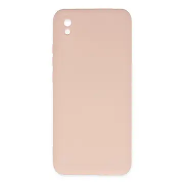 Xiaomi Redmi 9a Kılıf Nano İçi Kadife Silikon - Pudra