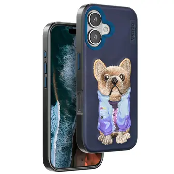 Venco  İphone 16 Cute Desenli Kapak - Lacivert