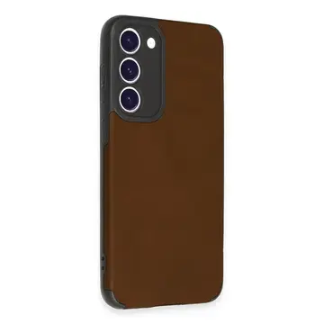 Samsung Galaxy S23 Plus Kılıf Loop Deri Silikon - Kahverengi