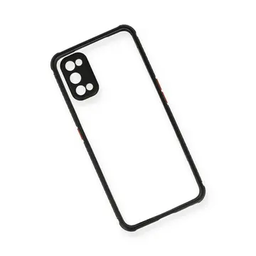 Realme 7 Pro Kılıf Miami Şeffaf Silikon - Siyah
