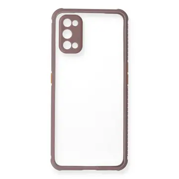 Realme 7 Pro Kılıf Miami Şeffaf Silikon - Açık Mor