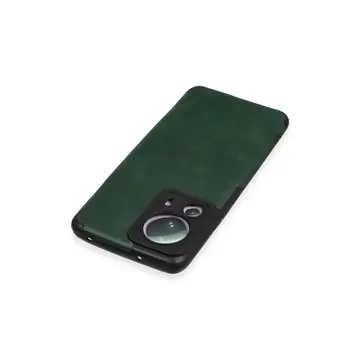 Xiaomi Mi 13 Lite Kılıf Loop Deri Silikon - Yeşil