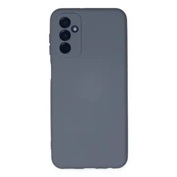 Samsung Galaxy M23 Kılıf Nano İçi Kadife Silikon - Gri