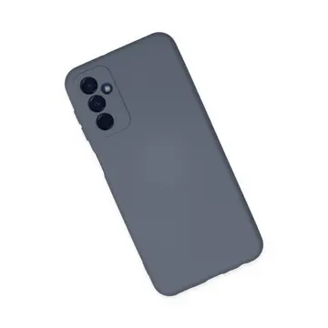 Samsung Galaxy M23 Kılıf Nano İçi Kadife Silikon - Gri