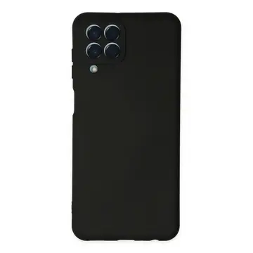 Samsung Galaxy M33 Kılıf Nano İçi Kadife Silikon - Siyah