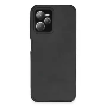 Realme C35 Kılıf Loop Deri Silikon - Siyah