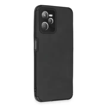 Realme C35 Kılıf Loop Deri Silikon - Siyah