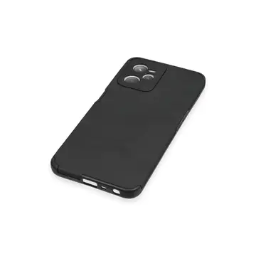 Realme C35 Kılıf Loop Deri Silikon - Siyah