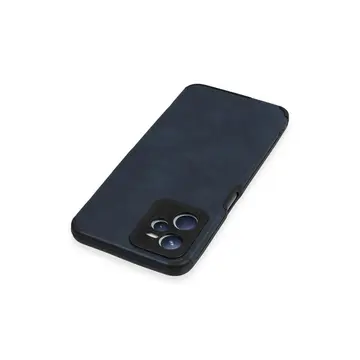 Realme C35 Kılıf Loop Deri Silikon - Lacivert