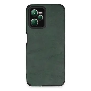 Realme C35 Kılıf Loop Deri Silikon - Yeşil